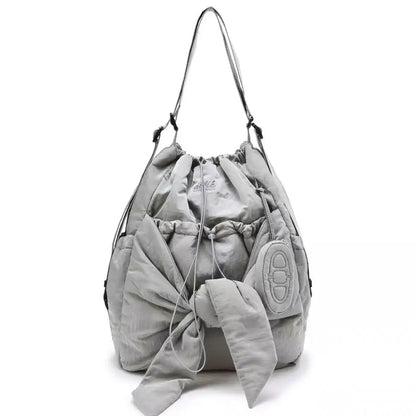 2025 New Korean-Style Niche Fashion Casual Small Bag for Women - Minimalist Nylon Crossbody Bag & Versatile Tote Bag