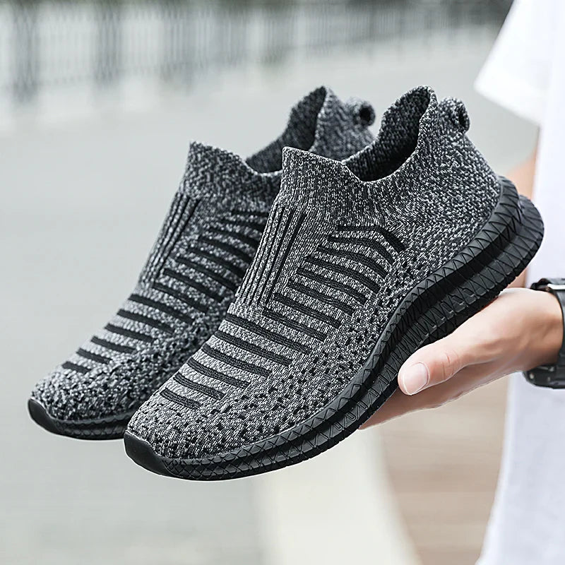 Men Running Walking sock Shoes Fashion Casual Sneakers Breathable Sport shoes Lightweight Men Sneakers Casual Shoes