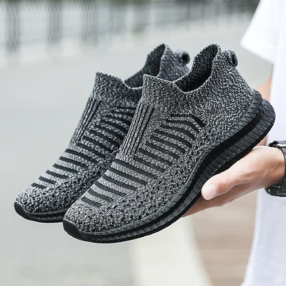 Men Running Walking sock Shoes Fashion Casual Sneakers Breathable Sport shoes Lightweight Men Sneakers Casual Shoes