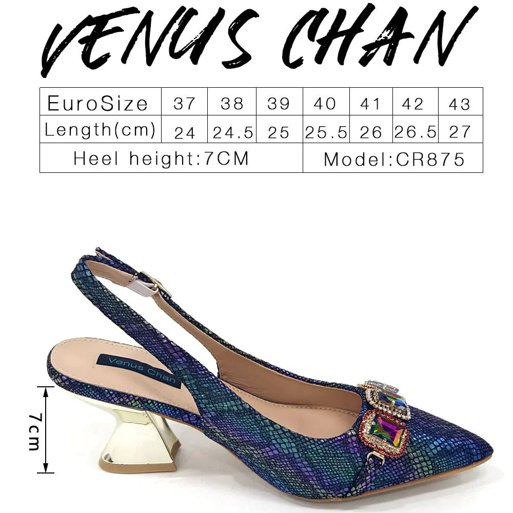 Ladies High Quality Women's Pumps And Bag Italian Fashion Design Dark Green Color Bag For Nigeria Wedding Party