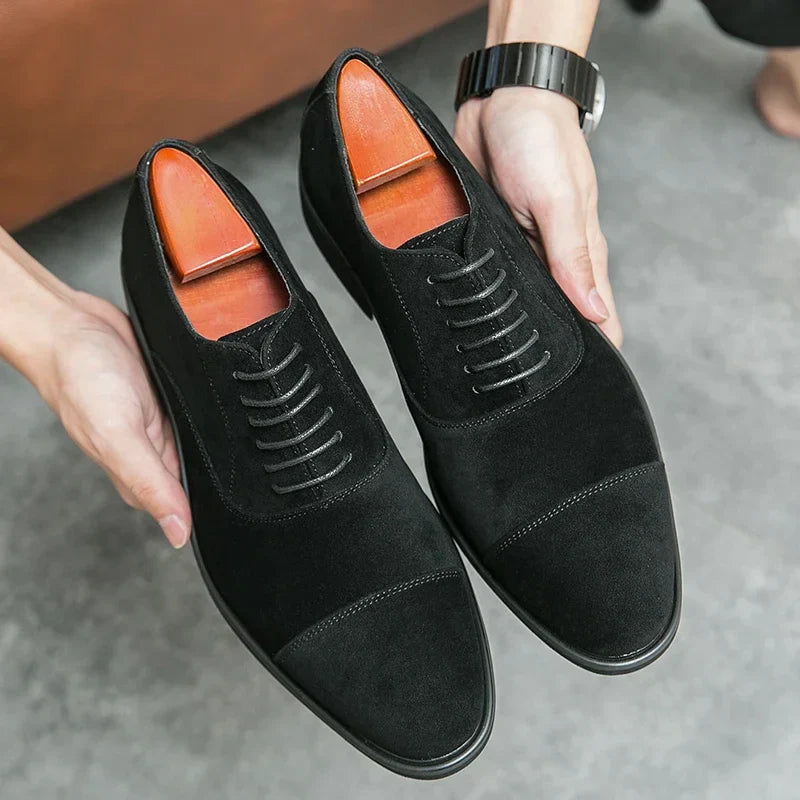 Dress Oxfords Men's Formal Shoes Casual Business Flats Leisure Footwear Party Loafers Retro Men Moccasins Zapatillas Para Hombre