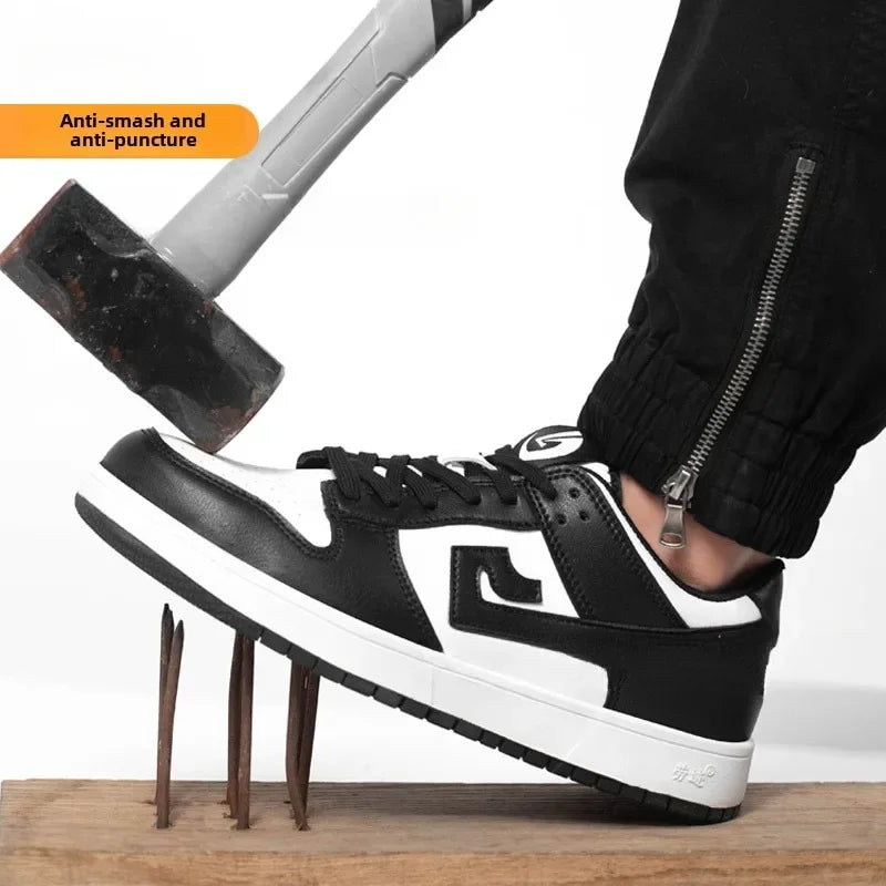 Labor protection shoes with anti smashing and anti piercing 6KV lightweight, anti slip, comfortable, durable and safe protection