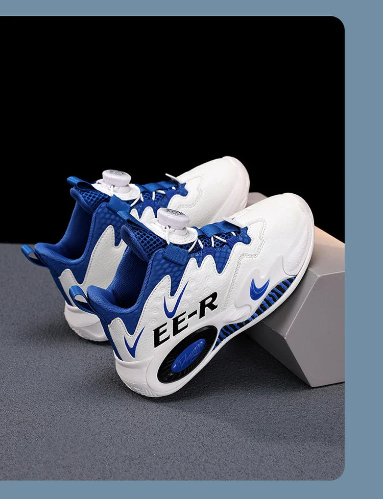 Children's basketball shoes, teenagers' ankle shoes in autumn and winter, boys' casual shoes and outdoor running shoes