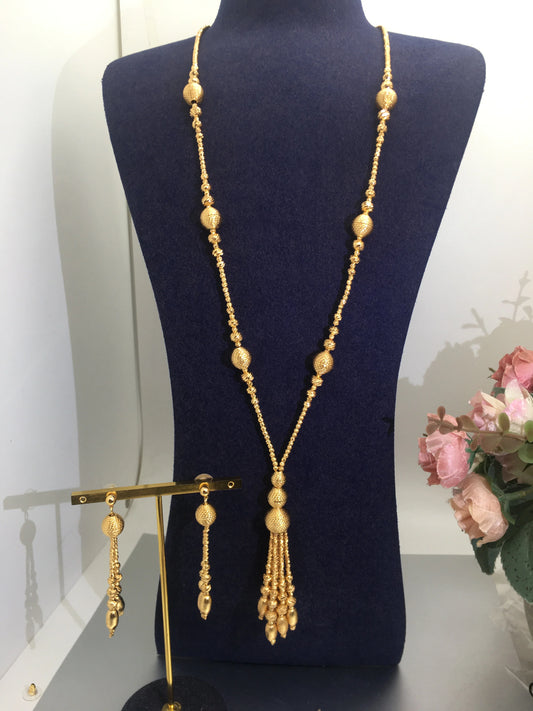 2PCS Luxury Waterdrop Indian Bridal Jewelry Set for Women Wedding Party Dubai Style Trendy Fashion