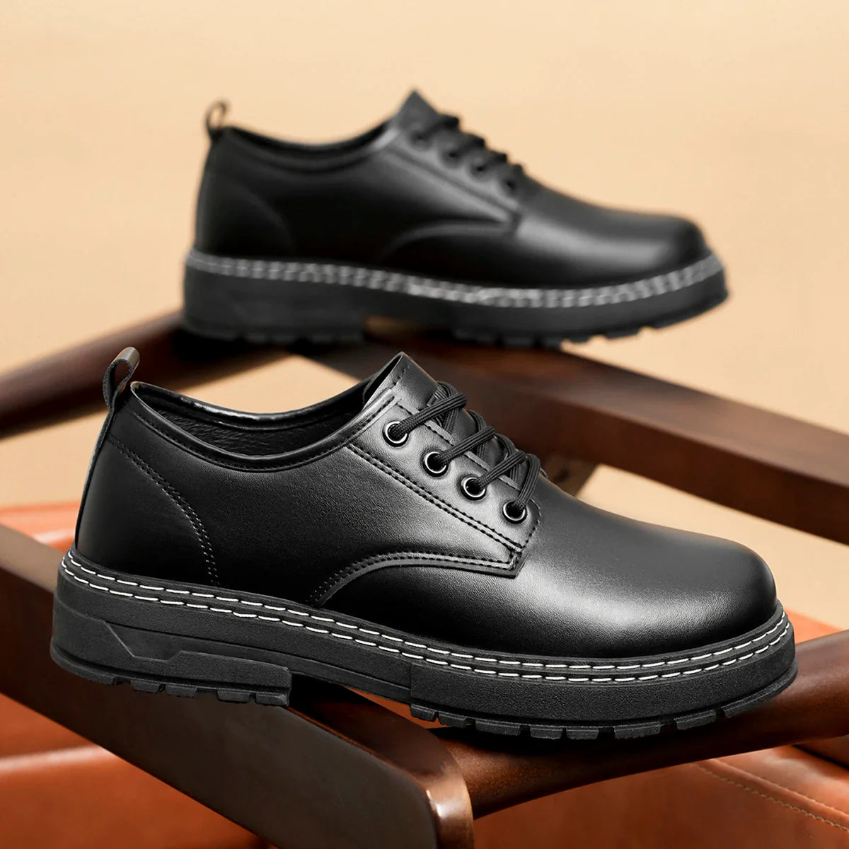 2026 men's new business casual sports shoes are versatile, comfortable, trendy, fashionable, plus size formal shoes, leather sho