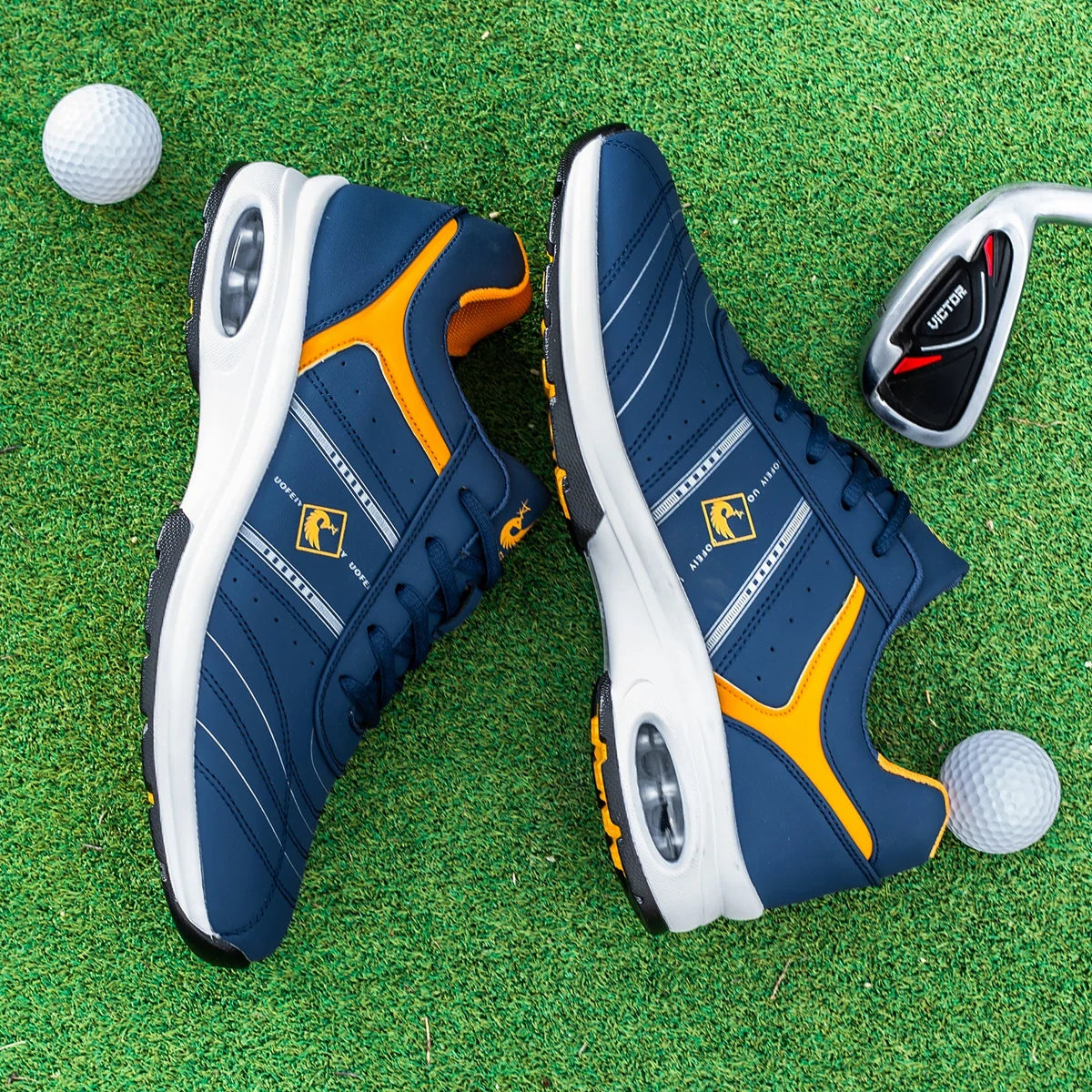 Men Golf Shoes Casual Breathable Waterproof Non-slip Golf Outdoor Training Shoes