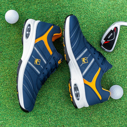 Men Golf Shoes Casual Breathable Waterproof Non-slip Golf Outdoor Training Shoes