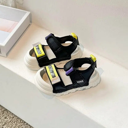 Kids Fashion Sport Sandals Girls Boys New Summer Casual Outdoor Non Slip Sole Sandals Lightweight Comfortable Design Beach Shoes