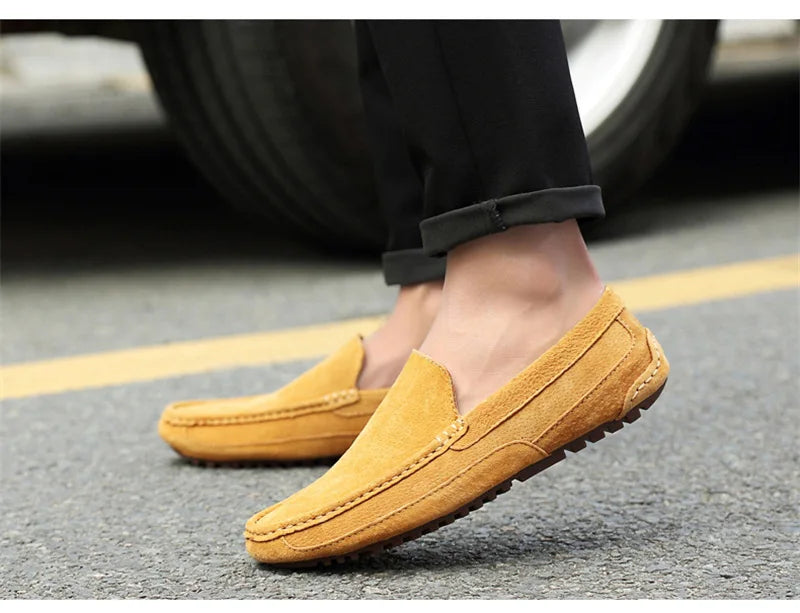Leather Man Loafers Luxury 2022 Casual Shoes For Men Boat Shoes Handmade Men Slipon Driving Shoes Male Moccasins Zapatos