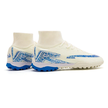 Kids Soccer Cleats for Boys and Girls Youth High-top Football Shoes Outdoor Athletic Turf Soccer Shoes