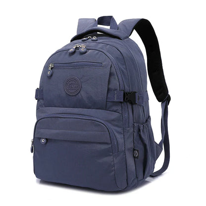 Large Nylon Waterproof Backpack Travel Rucksack for Women School Bags Mochilas Mujer Kids Girls 2026