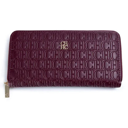 Fashion Classic Women's Portable Wallet Solid Color Design Multi-Letter Embossed Women's Coin Purse Minimalist