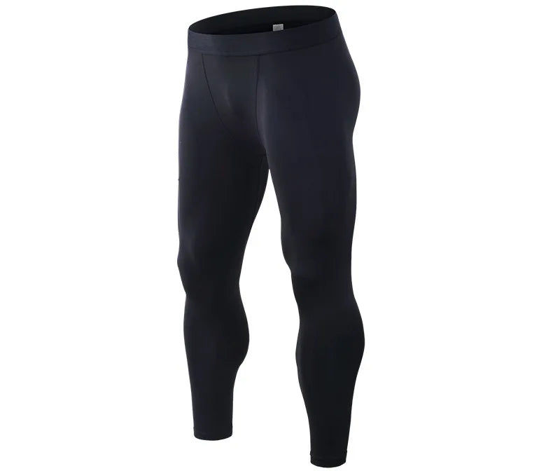 Men's compression sports pants fast drying fitness sports pants running tight pants training tight pants black red gray line