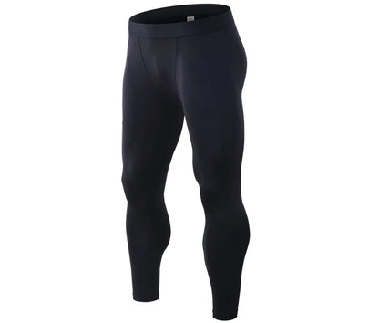 Men's compression sports pants fast drying fitness sports pants running tight pants training tight pants black red gray line