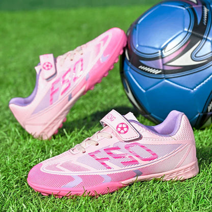 New Kid Football Boots Professional Match Match Boys Soccer Shoes Sports Shoes Non-Slip Sneakers Outdoor Comfortable Unisex