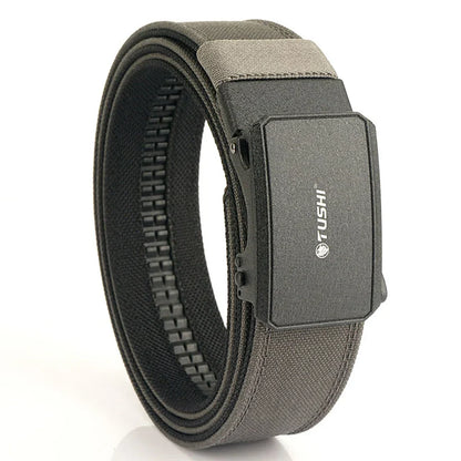 Automatic Buckle Comfortable Nylon Military Gun Belt Outdoor Hunting Multifunctional IPSC Tactical Canvas Belt Men Belt