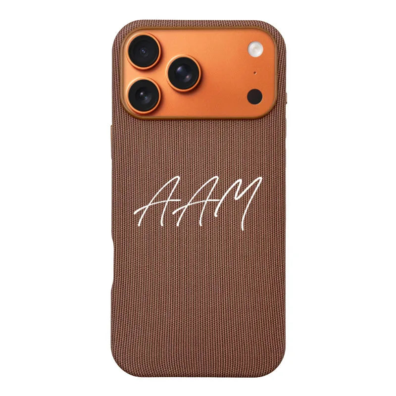 For lphone 17 pro max 17PRO 17 16 Leather PU Personalized Initials Custom Magsafe leather Phone Case