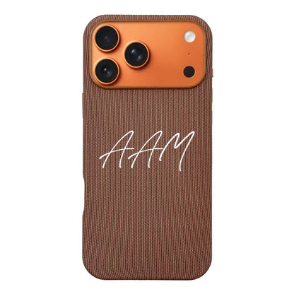 For lphone 17 pro max 17PRO 17 16 Leather PU Personalized Initials Custom Magsafe leather Phone Case