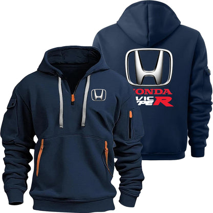 Men's Half-Zip Hoodie Spring Men's Sportswear 2026 New Casual Sports Hoodie