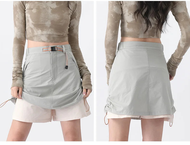 2026 High-Quality Outdoor Women's Mini Skirt, Anti-Exposure, Casual Breathable, Durable and Fashionable Ultra Short Skirt