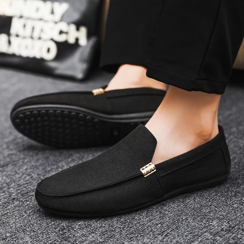 Men Loafers Soft High Quality Spring Autumn Shoes Men Casual Shoes Warm Slip on Flats Driving Shoes