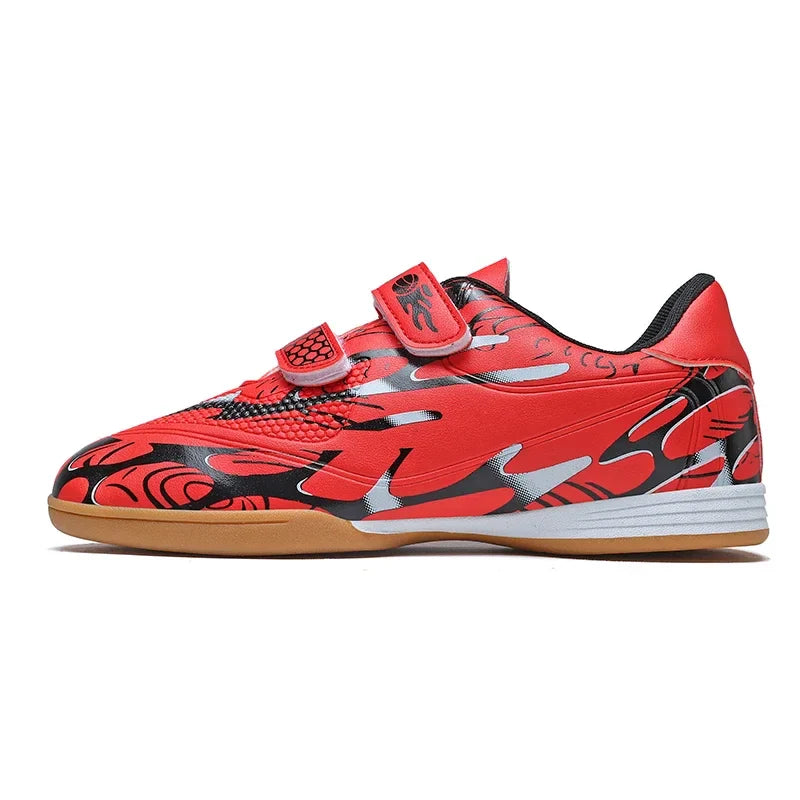 New Hot Kids Soccer Shoes School Football Boots Boys Girls Cleats Grass Sneakers Child Outdoor Athletic Training Sports Footwear