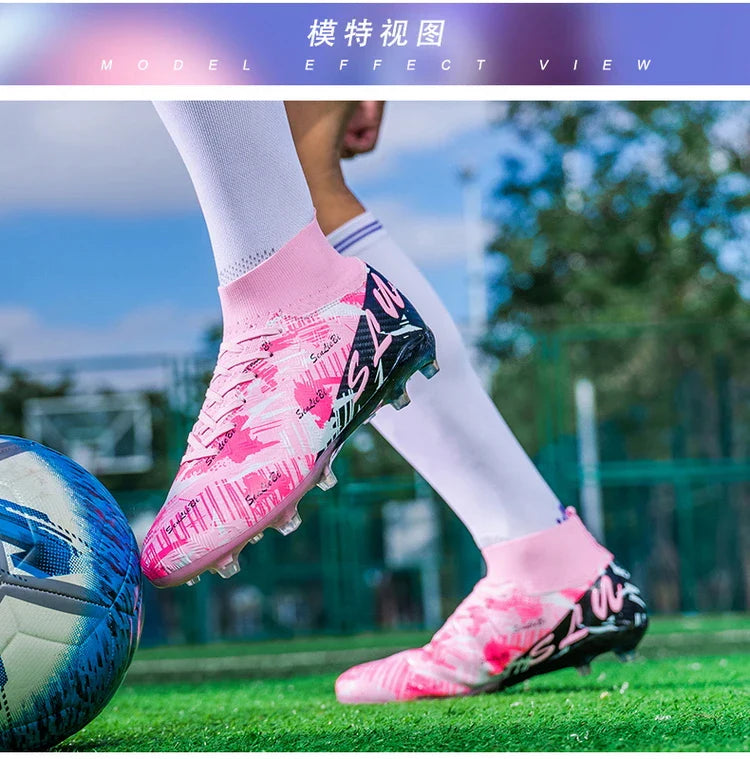 Professional Football Boots Men Soccer Shoes Society Football Cleats FG Lightweight Training Soccer Sneakers Outdoor Sports Shoe