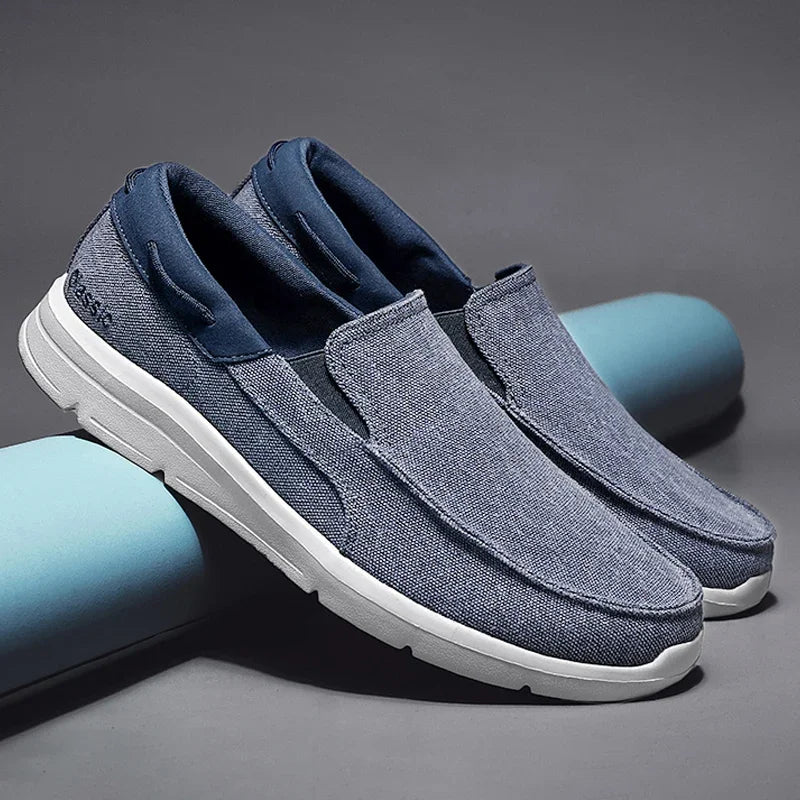 Mocassins Para Homens Sapatos Outono Novo Masculino Sapatos de Lona Clássicos Sapatos de Lazer Confortáveis Tênis Respiráveis Para Homens Mocassins
