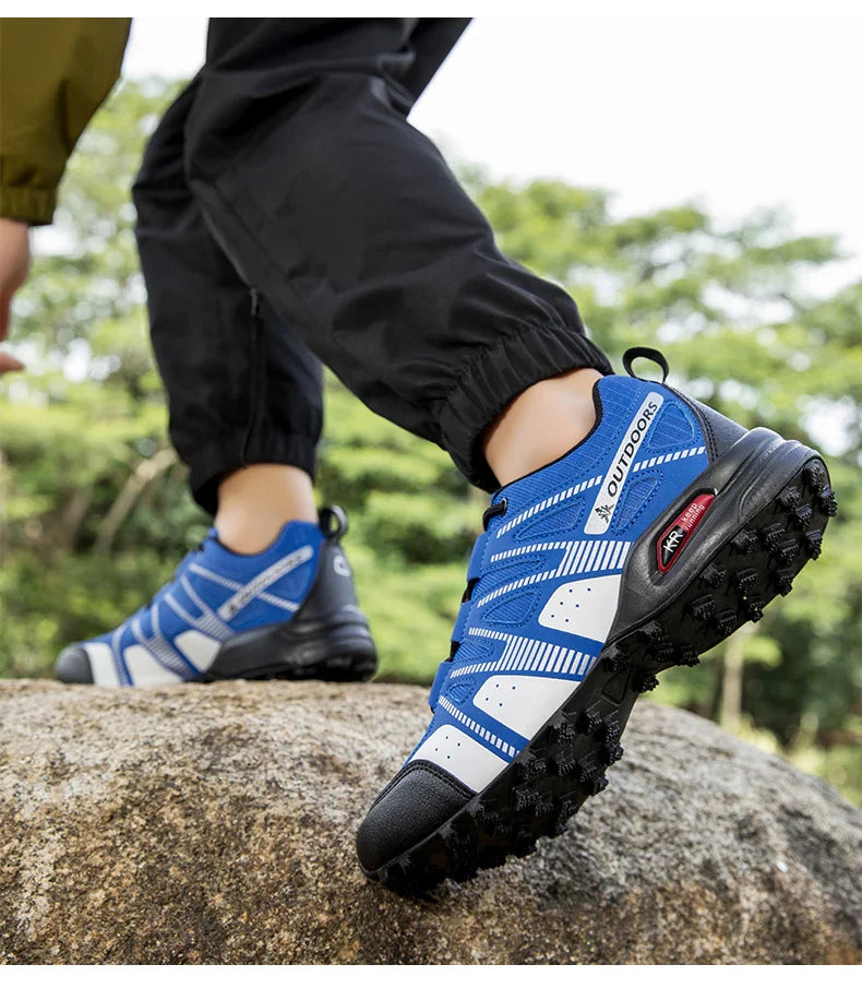 Sapatos de Caminhada Masculinos e Femininos Impermeáveis para Exteriores Tênis de Treino com Cadarço para Escalada Trekking Tênis de Montanha para Caminhada e Caça Tênis Táticos