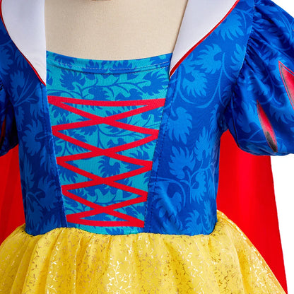 Vestido de Criança Branca de Neve Cinderela Aurora Anna Elsa Fantasia Menina Cosplay Vestido Infantil Encanto Mirabel Pequena Sereia Roupas de Halloween