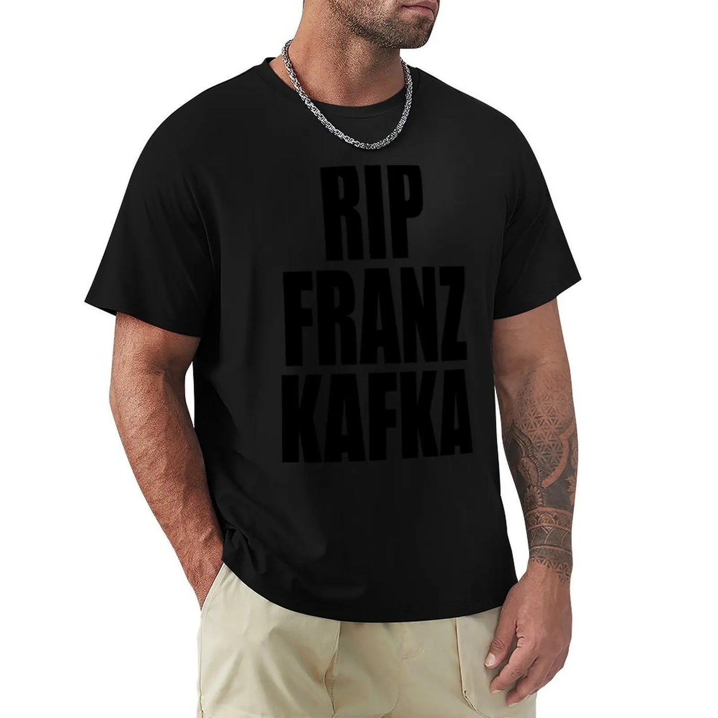 rip franz kafka T-Shirt custom t shirt cotton graphic tees oversized graphic tee mens designer clothes