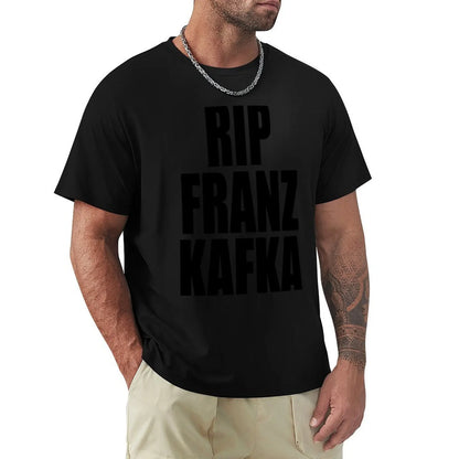 rip franz kafka T-Shirt custom t shirt cotton graphic tees oversized graphic tee mens designer clothes