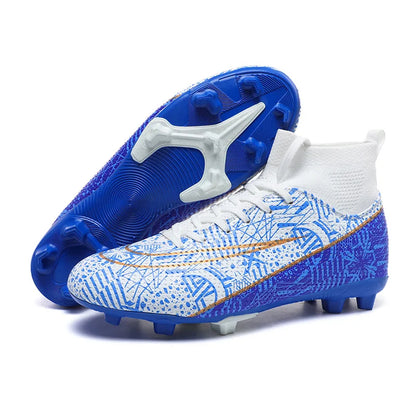 Hot-Selling Football Boots Men's Soccer Cleats TF/FG Wear-Resistant Training Shoes Outdoor Non-Slip Sneakers Size33-46