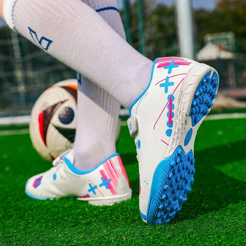 Soccer Shoes for Children Professional Original Kids Football Boots Society Kid Sneakers Indoor Football Trainers Youth Sports