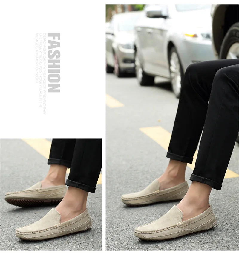 Leather Man Loafers Luxury 2022 Casual Shoes For Men Boat Shoes Handmade Men Slipon Driving Shoes Male Moccasins Zapatos