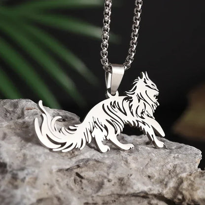 Stainless Steel 100 Dollar Bill Pendant Necklace for Men Women Fashion Lucky Wealth Jewelry Exquisite Gift
