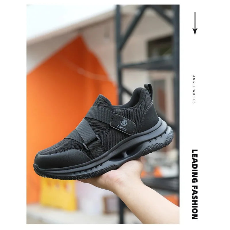 Lightweight Breathable Labor Protection Shoes Are Lightweight Anti Smashing Anti Puncture for Men A Must-have for Lazy People