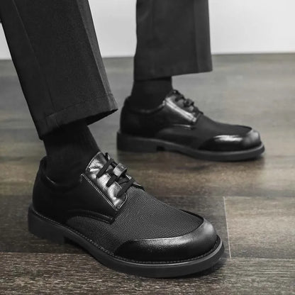 Summer New Leather Shoes Men's Business Hollow Holes Soft Bottom Men's Sandals Formal Wear Breathable Office Dress Shoes for Men