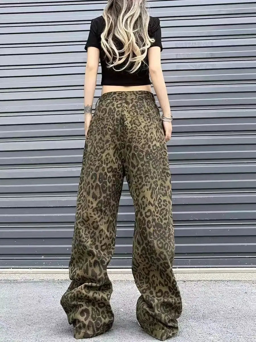Wide Leg Jeans Women Denim Pants