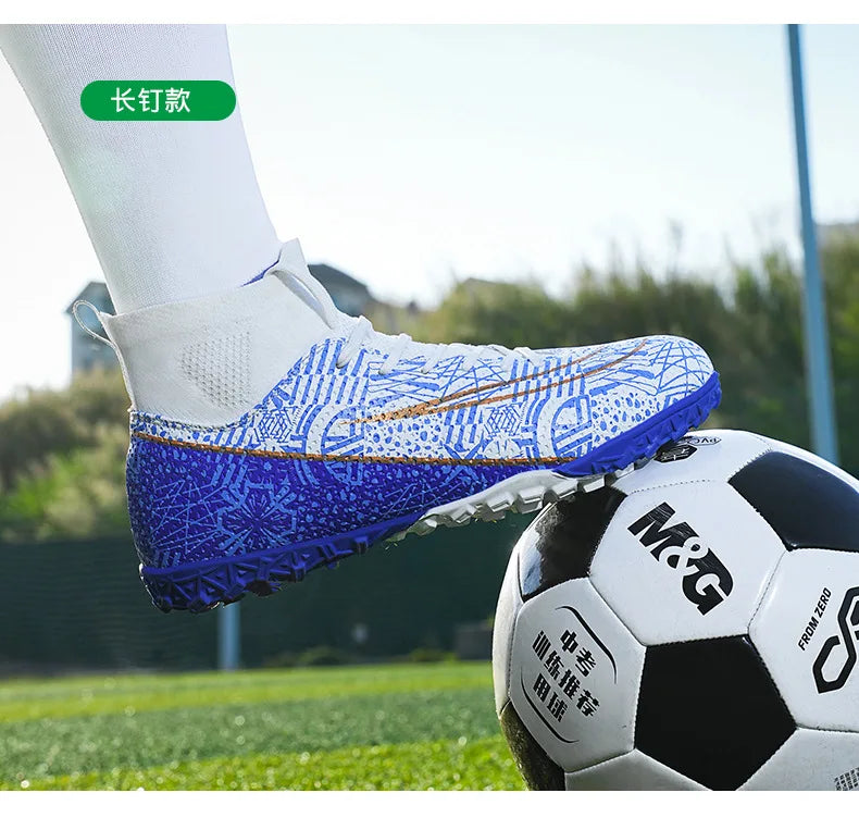 Superfly FG Football Boots Outdoor Soccer Cleats Shoes Soft Sport Professional Shoes Breathable Comfortable Boots Plus Size