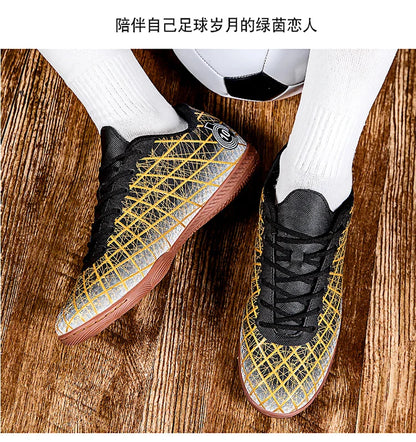 Stylish And Comfortable Adult Training Match Sports Football Shoes Outdoor Indoor Grass Sports Shoes For Youth Students 35-47#