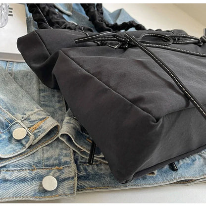Solid Color Nylon Casual Shoulder Bags Large Capacity High Quality Versatile Crossbody Bags for Women 2025 Fashion Hot Sale