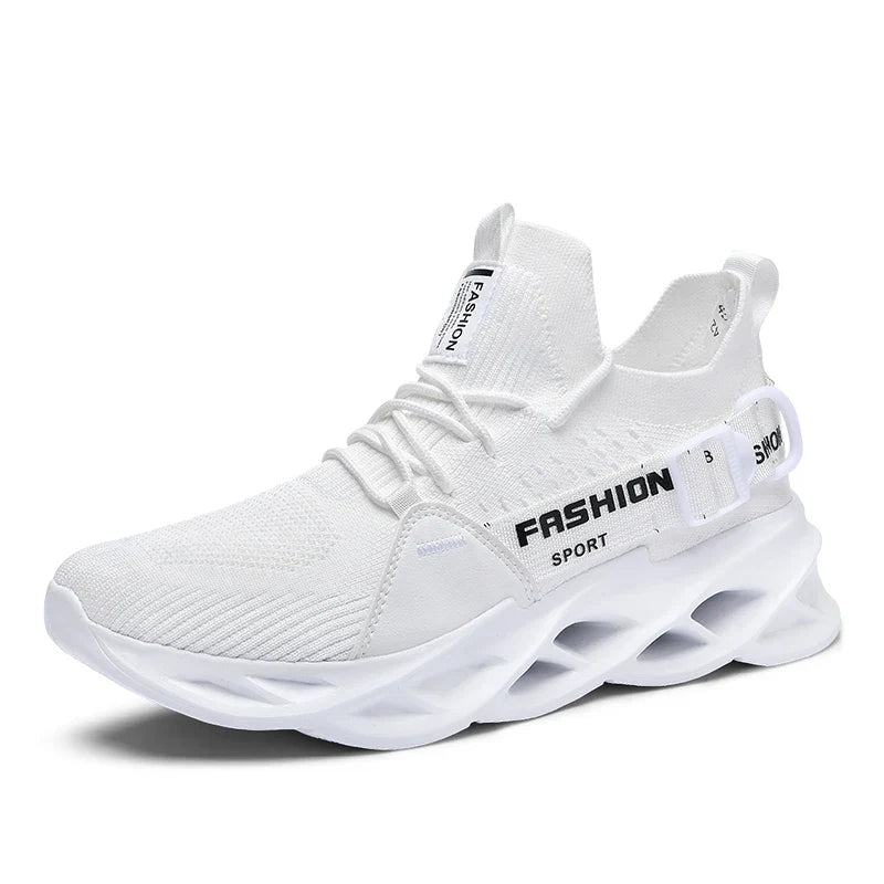 Tênis Masculino de Malha Respirável Casual Sapatos Masculinos Unissex Leve Macio Sola Grossa Buraco Sapatos de Casal Tênis Atlético Sapatos Femininos
