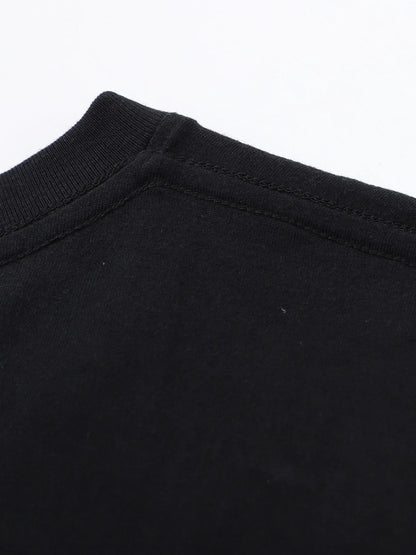 Men's summer 100 cotton fashionable casual sports loose plus size simple letter printed round neck short sleeved T-shirt top