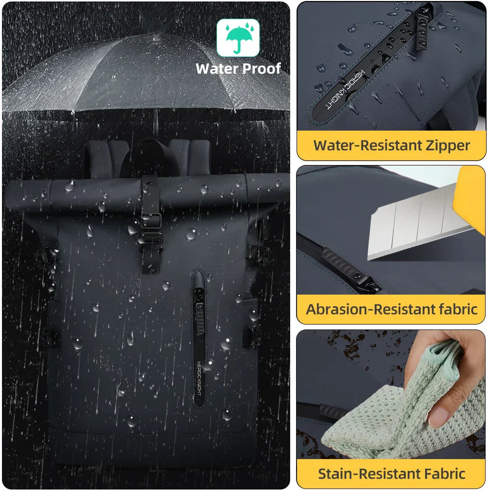 Large 15.6 Inch Laptop Backpack Men Anti-Theft Travel Backpack for Business University Bicycle School Backpack With USB Port