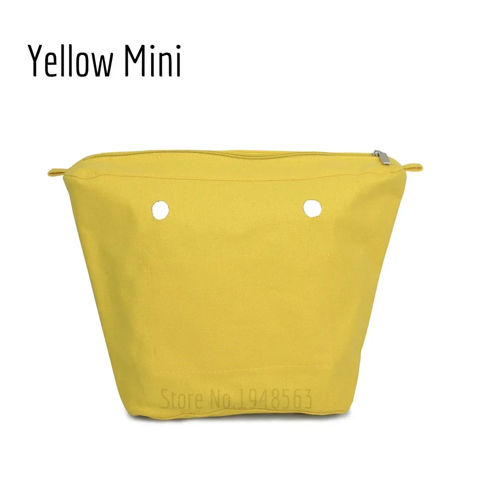 New Waterproof Inner Bag Organizer Insert Zipper Pocket for Classic Mini Obag Canvas Material for O Bag