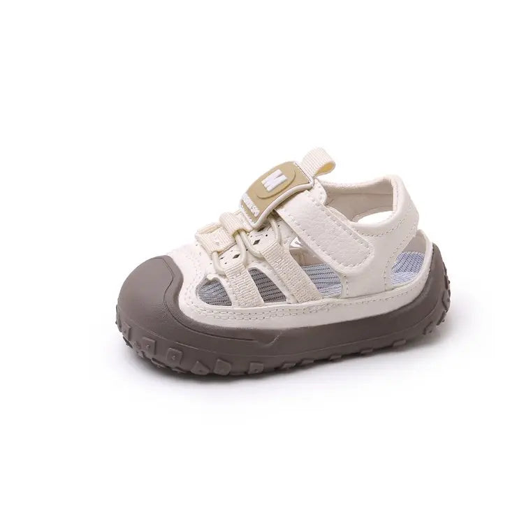 Hollow Out Summer Sandals For Children PU Leather Trend Fashion Boy's Girl's Sport Sandal Anti-slippery Ergonomics Kid's Sneaker