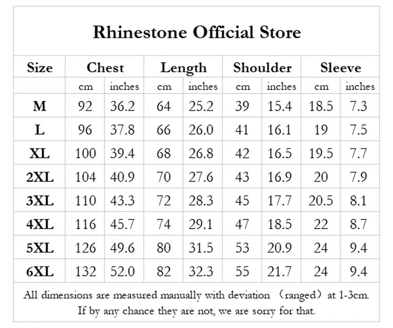 Casual Short Sleeve T Shirts Men Summer Clothes Chinese Characters Rhinestones Fashion Streetwear O Neck Cool Cotton T-shirts