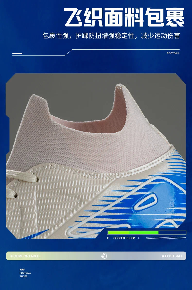 Men New TF Football Boots Original Tenis Casual Male Soccer Shoes Top Quality Ultralight Training Football Shoes Sneakers Sports