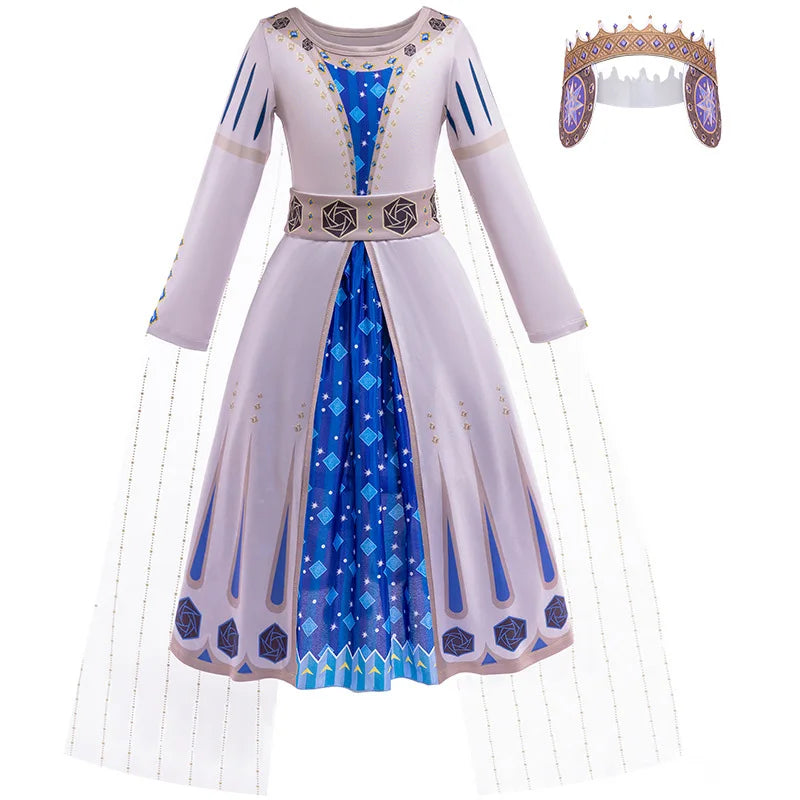 New Girls Carnival Wish Queen Amaya Cosplay Costume For Kids Birthday Party Princess Dress UP Children Role Play Fancy Outfits